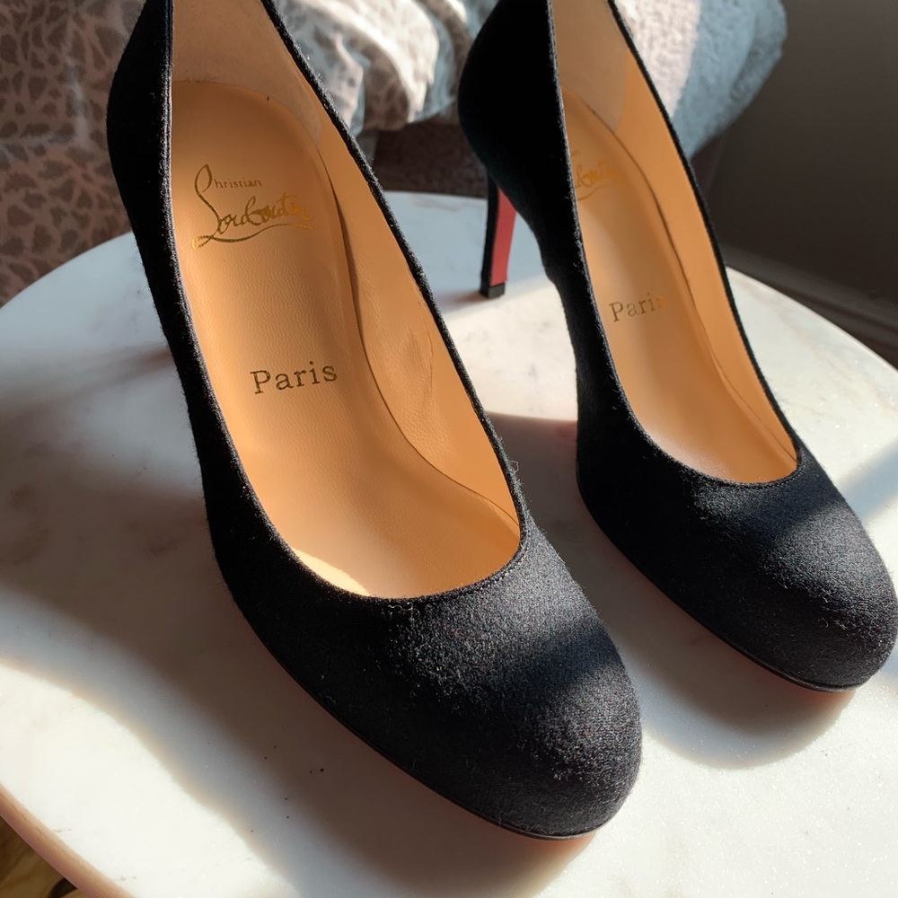 SOLD Christian Louboutin Wool Simple slump